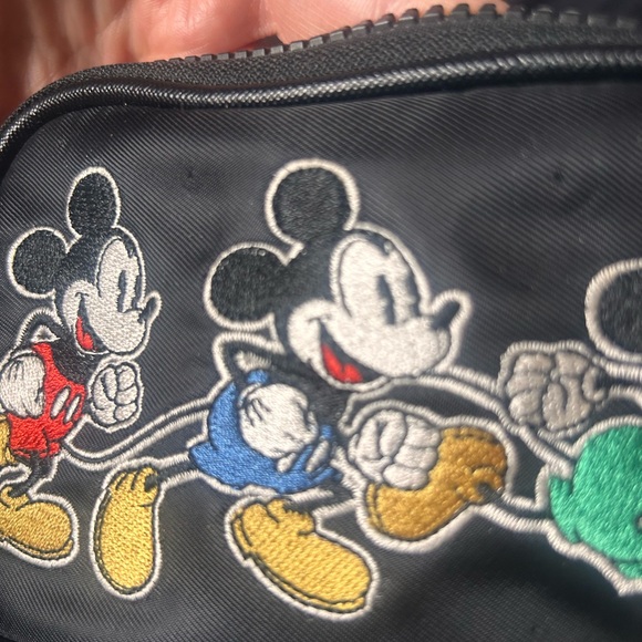Disneyland Black and Red Mickey Mouse Belt Bag - Picture 3 of 5